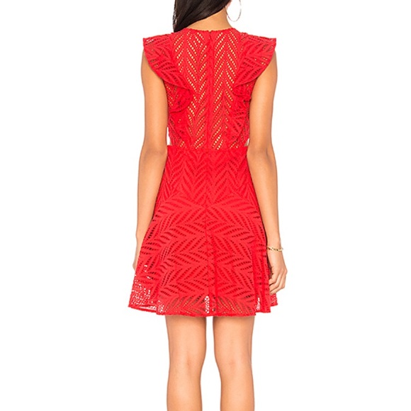 Beautiful red Bardot dress - Picture 3 of 4